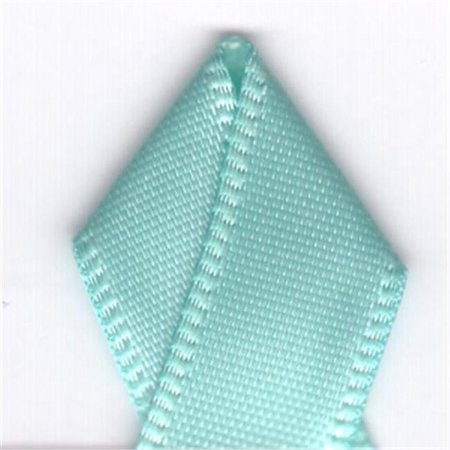 PAPILION Papilion R074300060314100Y .25 in. Single-Face Satin Ribbon 100 Yards - Aqua R074300060314100Y